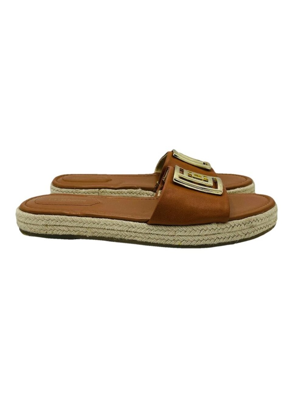 Liz Claiborne Shoes Women Size 11 M Brown Farley Slip On Espadrille Sandals Foam